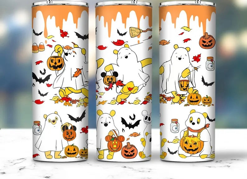 Ghost Pooh 20oz tumbler