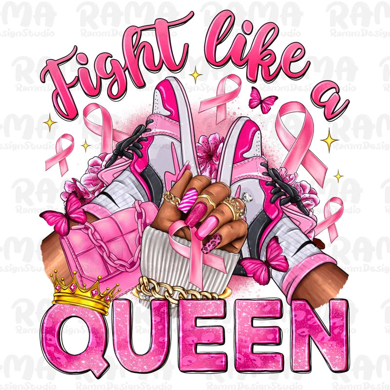 Fight like a queen graphic tee PUT COLOR IN NOTES AT CHECKOUT