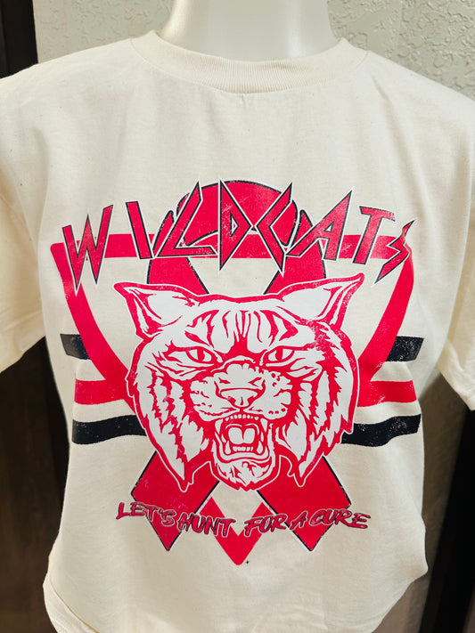 Wildcats fight for a cure graphic tee