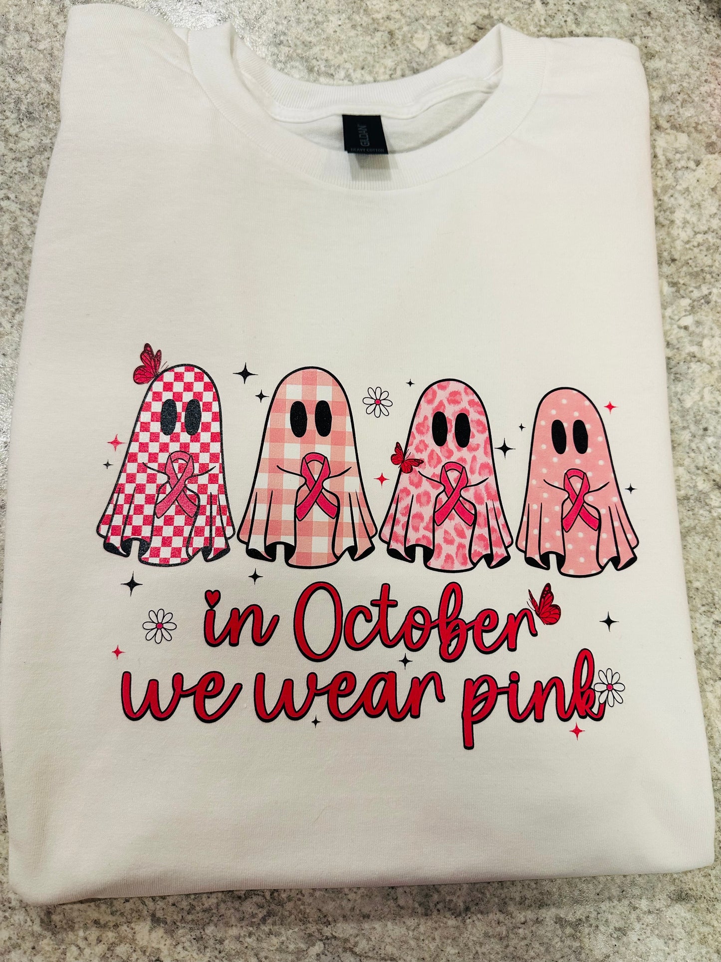 Ghost, babe, wearing pink in October