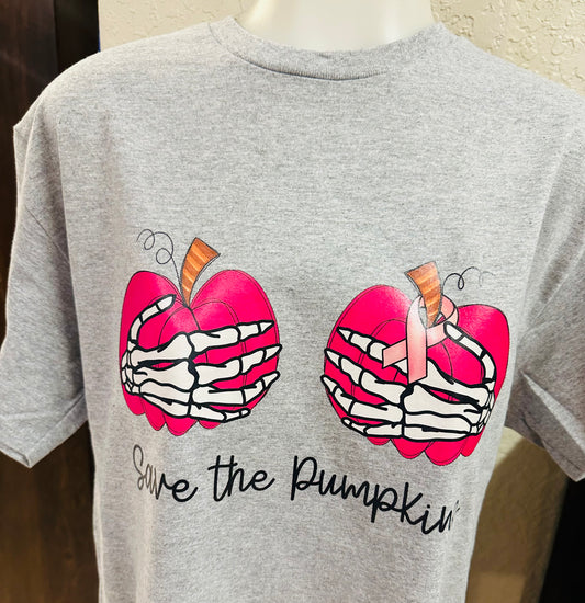 Save the pumpkins graphic tee