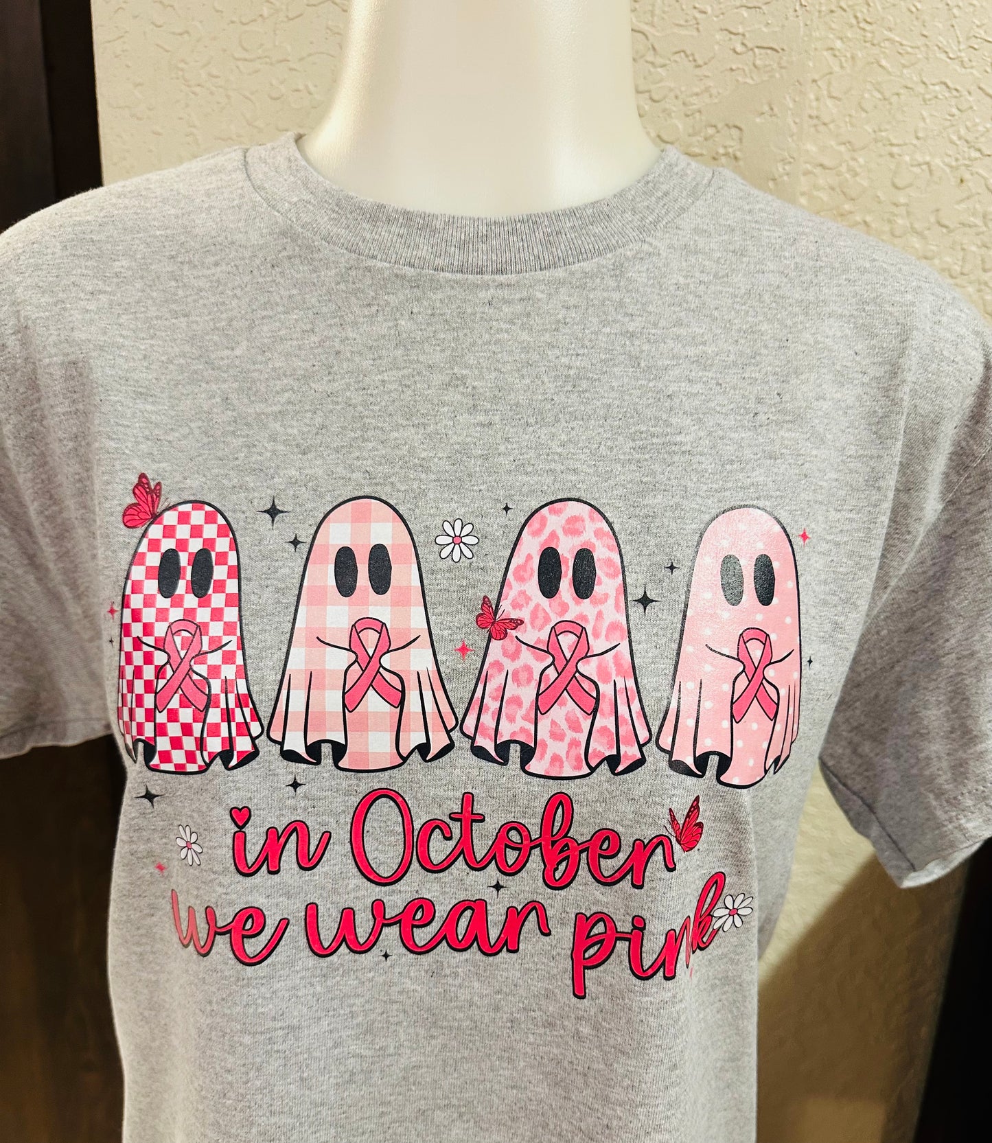 Ghost, babe, wearing pink in October