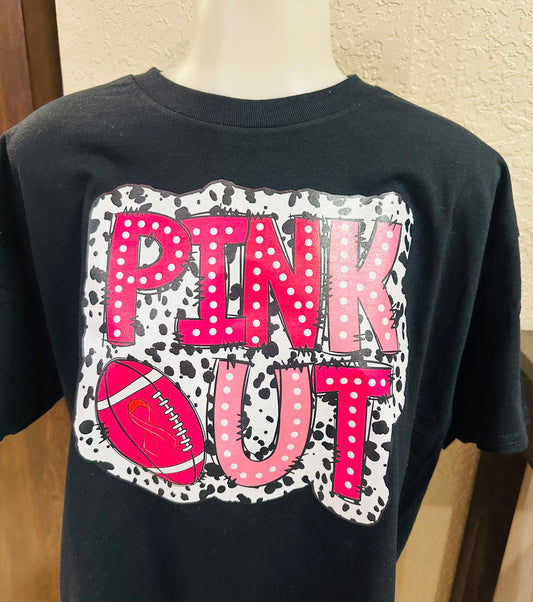 pink out graphic tee