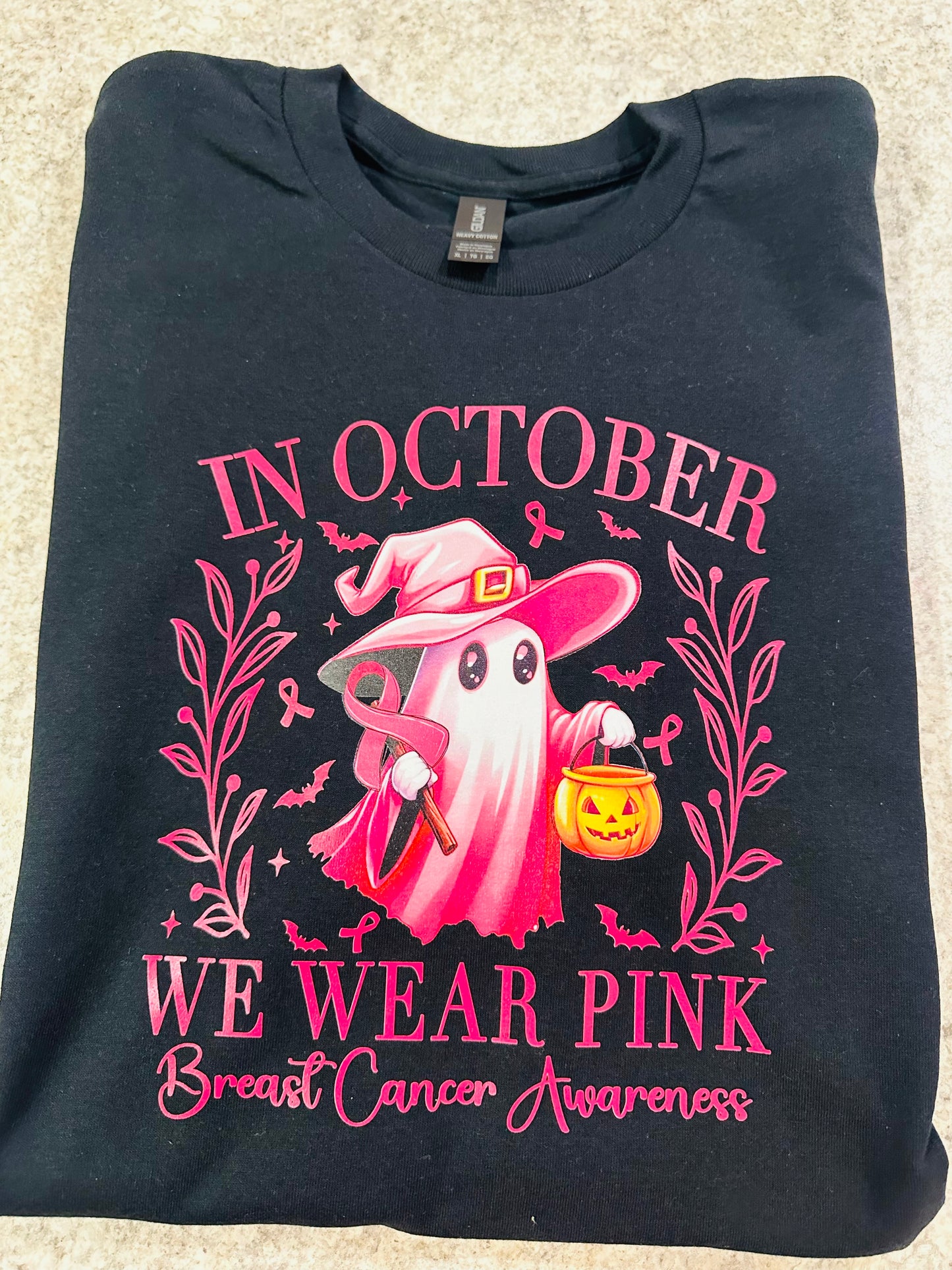 trick breast cancer graphic tee