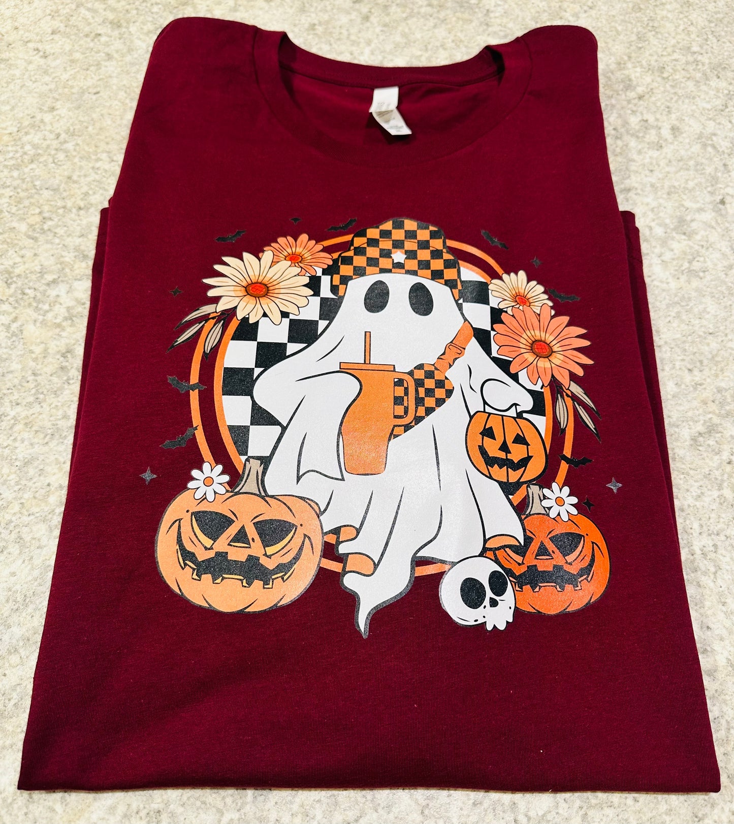 Boo Jie ghost graphic tee