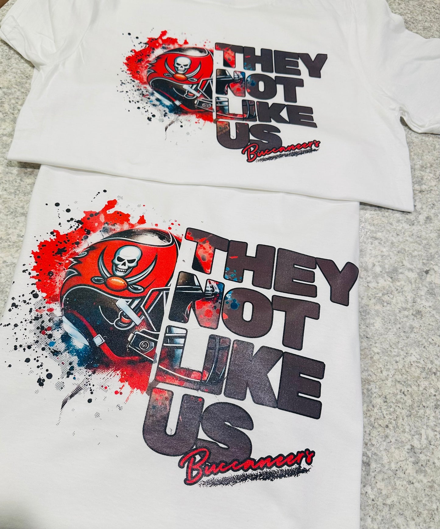 They not like us Bucs graphic tee