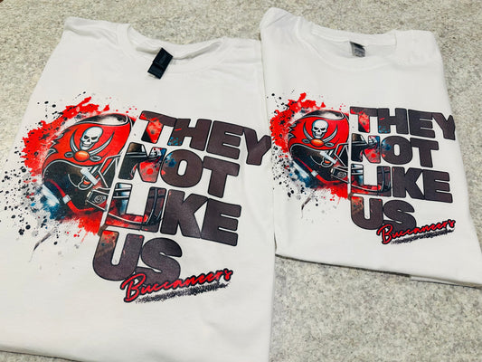 They not like us Bucs graphic tee