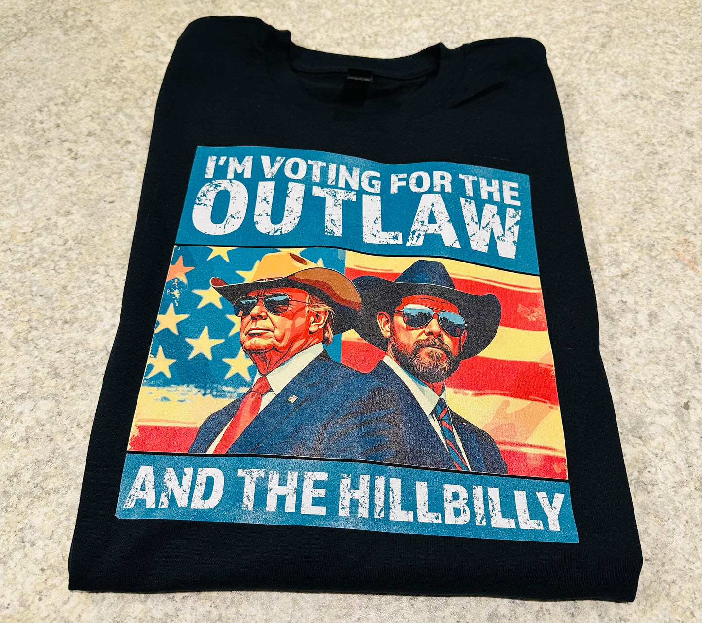 Voting for the outlaw graphic tee