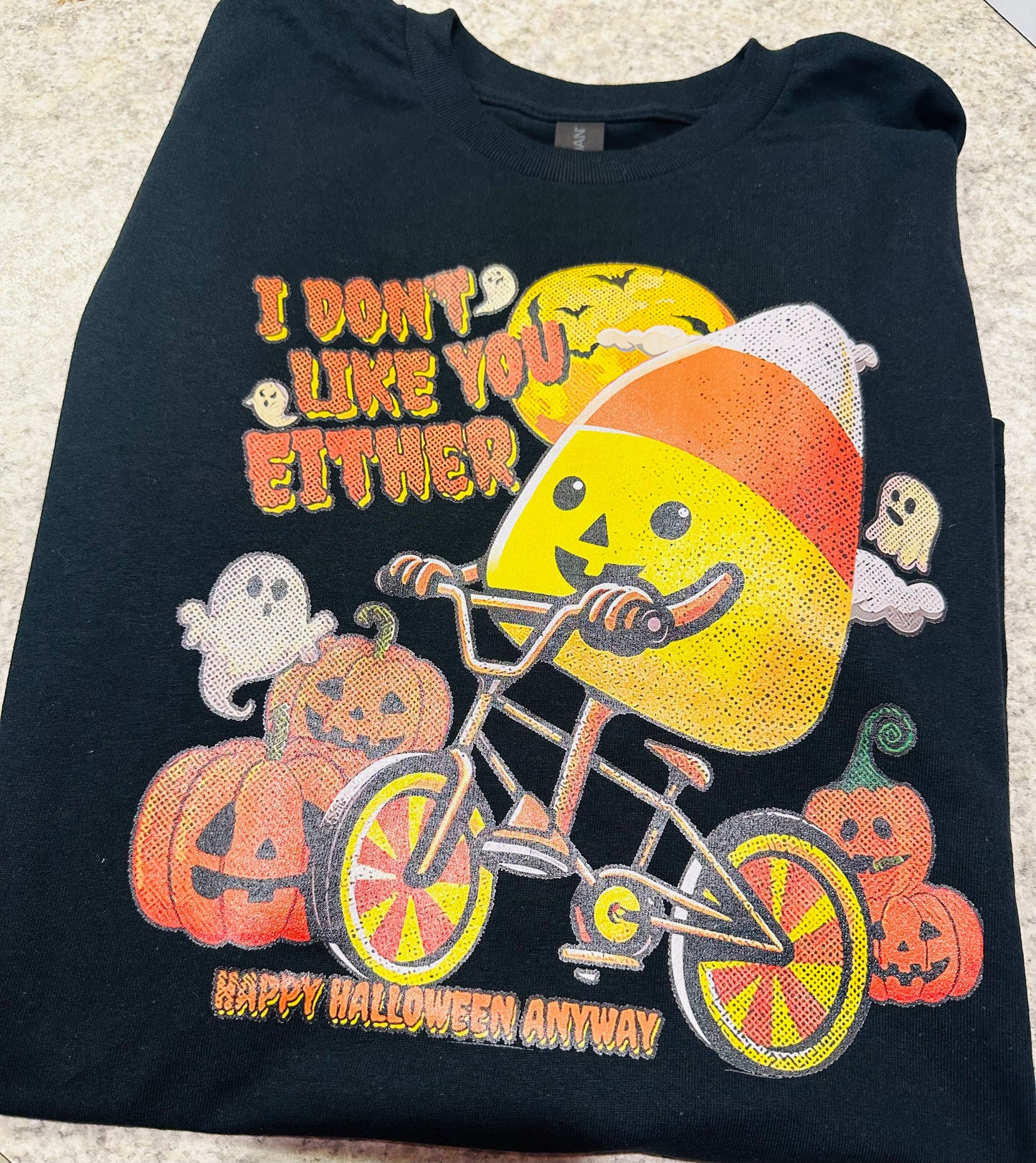 Candy corn vibes graphic tee