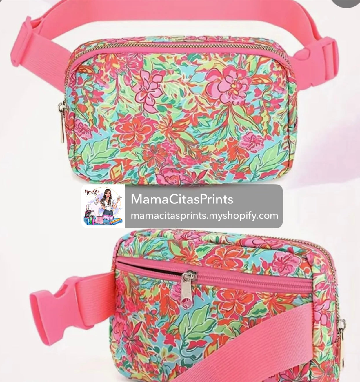 Coral seaside crossbody