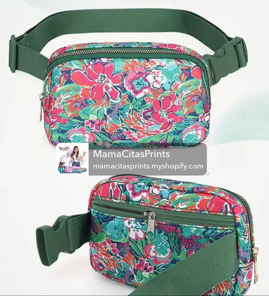 Dark green seaside crossbody