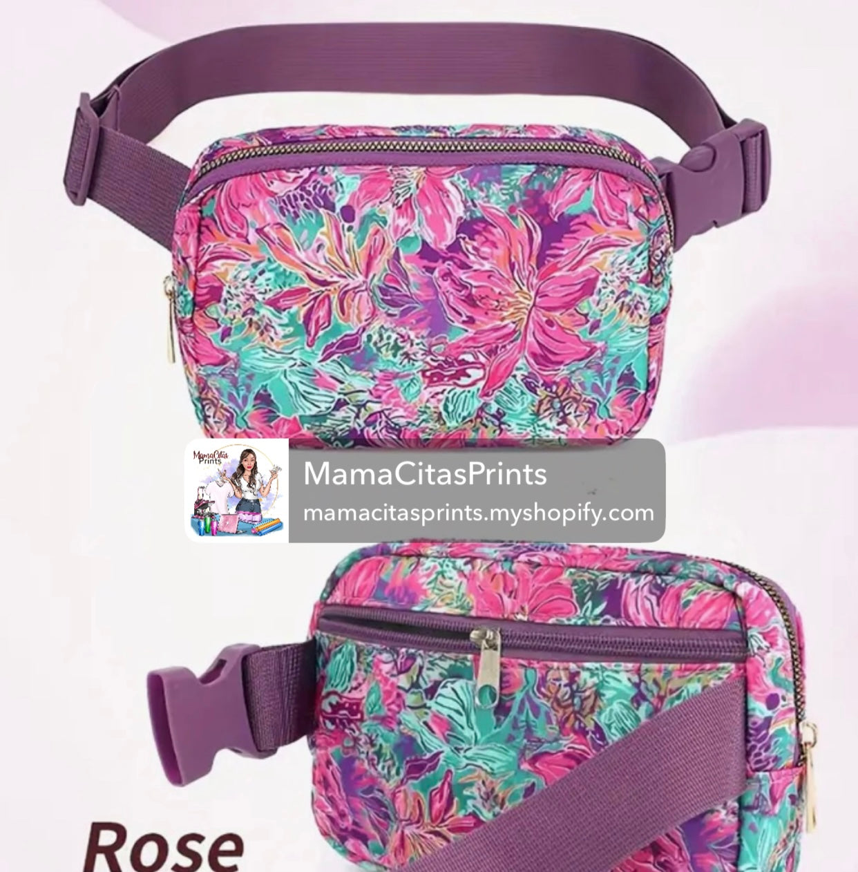 Purple seaside crossbody