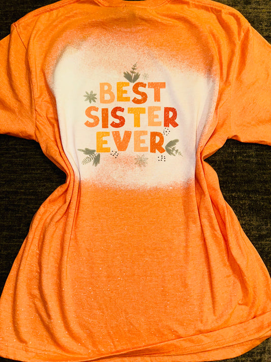 Best sister ever sublimation tee