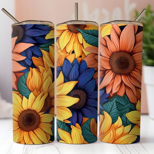 SUNFLOWER 20OZ TUMBLER