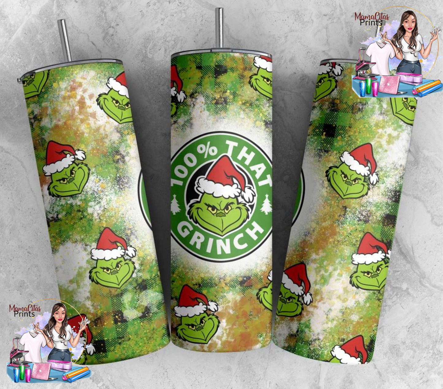 100 Percent That Grinch 20oz Tumbler