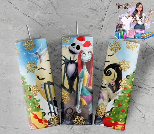 Jack and Sally 20oz Tumbler