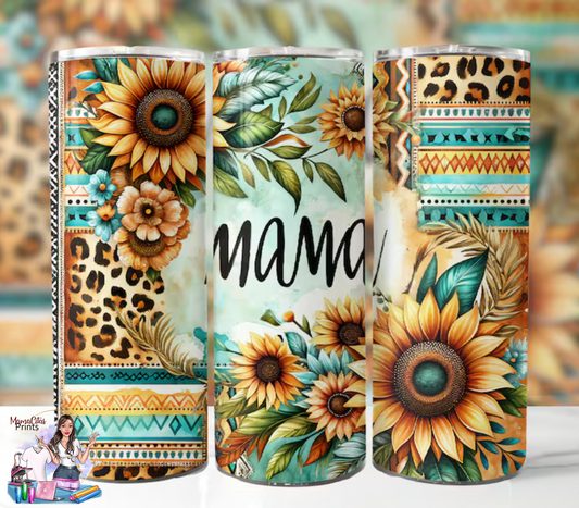 Mama Sunflower 20oz Tumbler