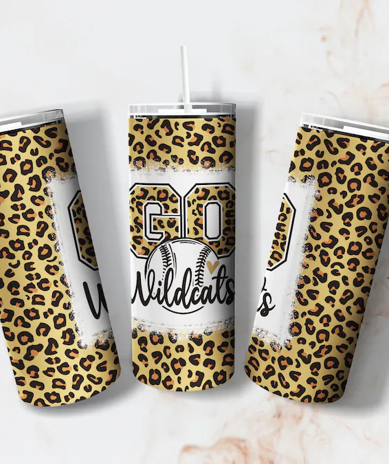 Go Wildcats 20oz tumbler