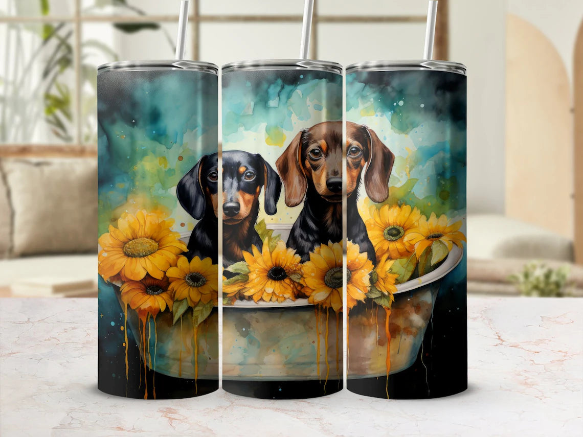 Dachshund Dog 20oz tumbler