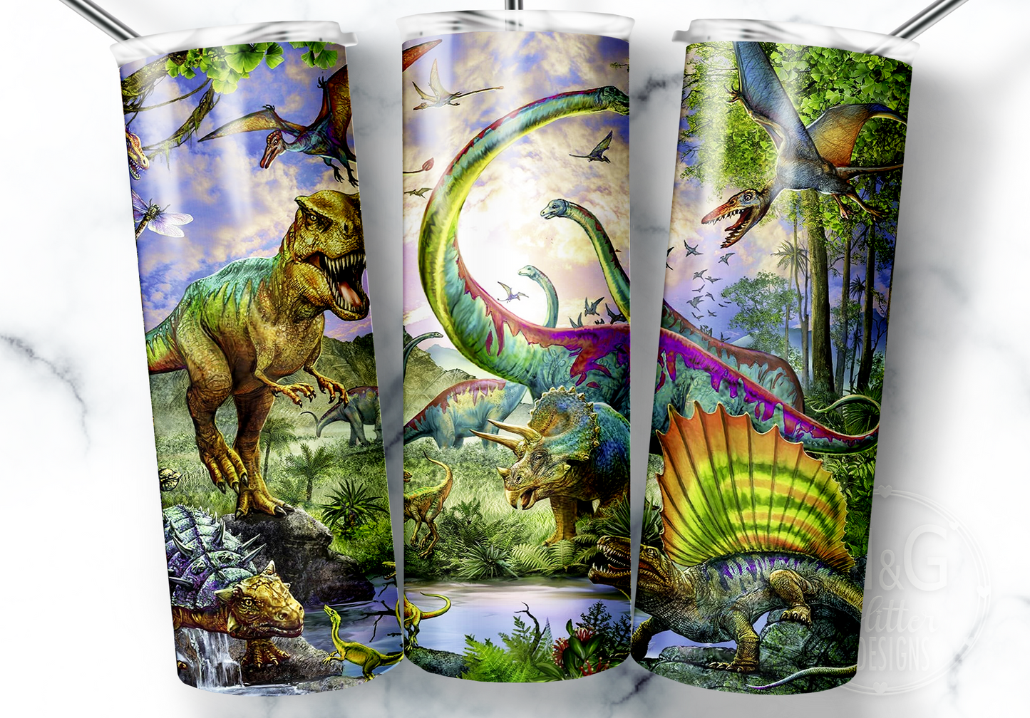 Dino 20oz tumbler