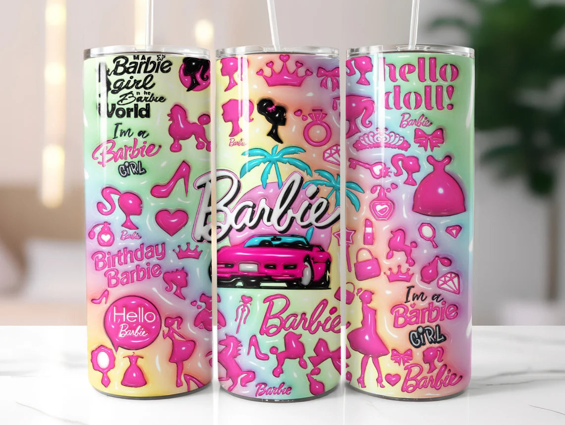 Barbie Inspired 20oz Tumbler