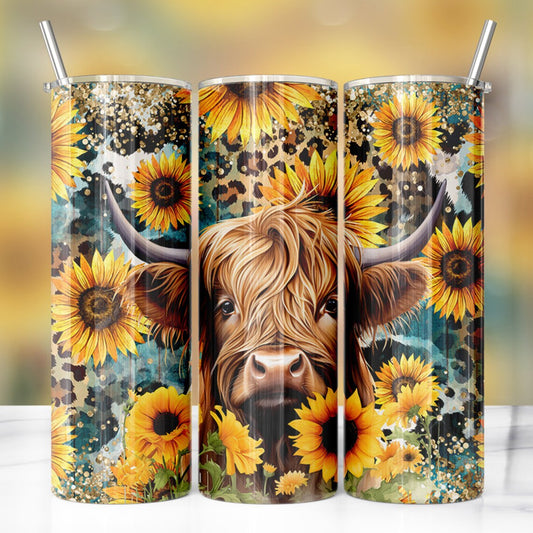 SUNFLOWER HIGHLAND 20OZ TUMBLER