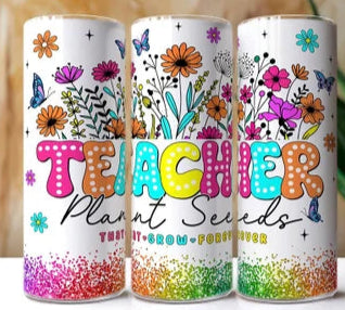 Vibrant Planting seeds 20oz tumbler