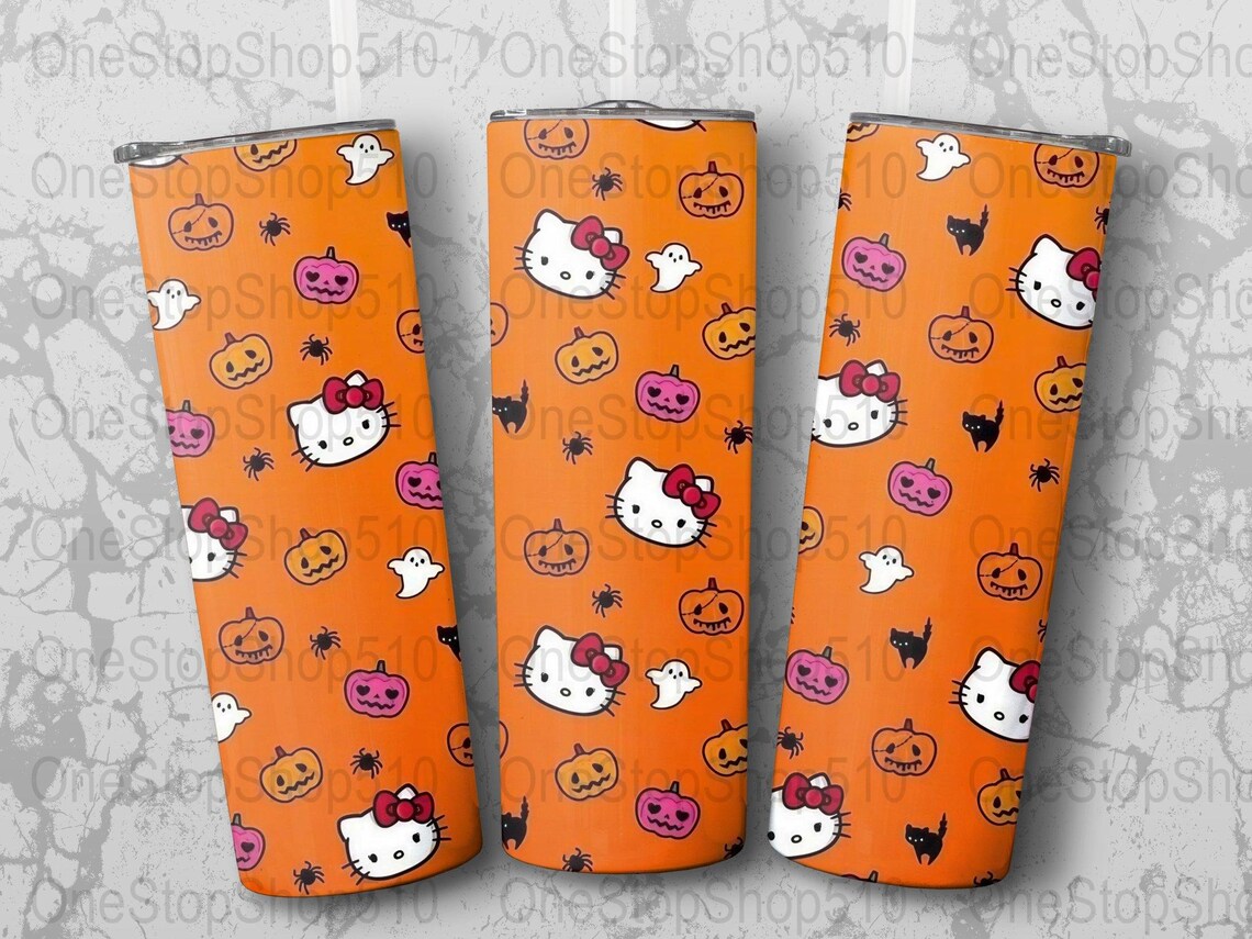 spooky kitty 20oz tumbler