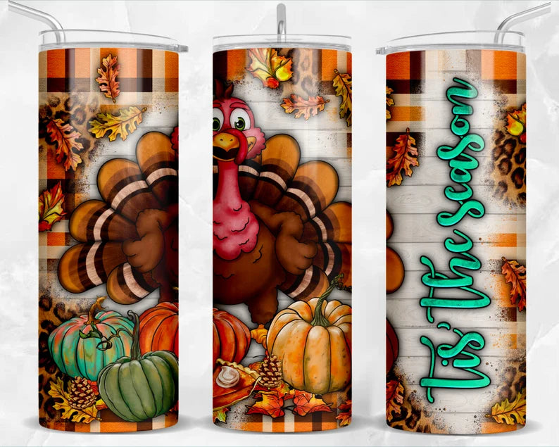 Turkey Tis the Season 20oz tumbler