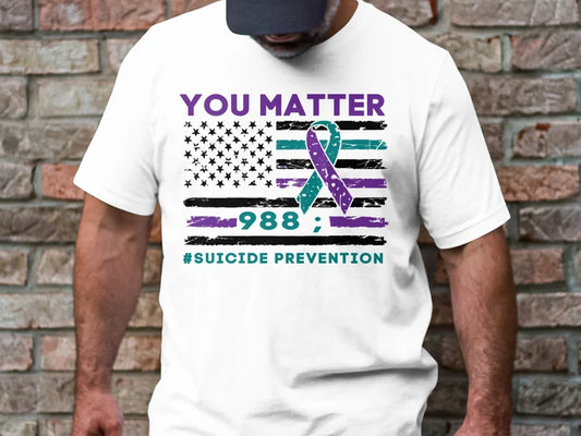 Suicide Prevention #3 graphic tee unisex