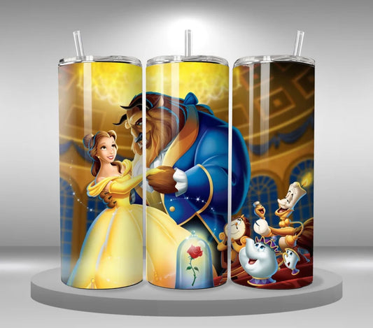 CLASSIC BELLE AND BEAST 20OZ TUMBLER