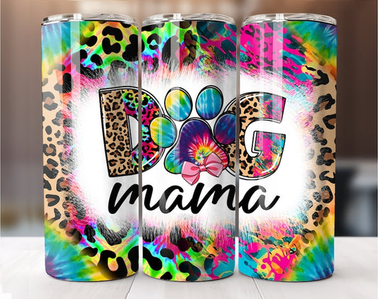 Dog Mama Neon 20oz tumbler