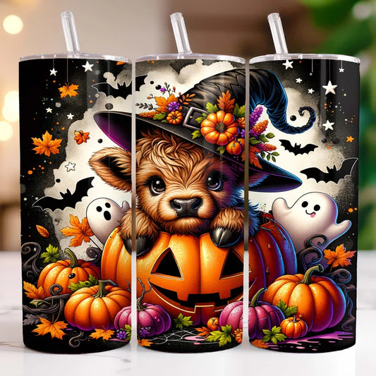 SPOOKY COW 20OZ TUMBLER