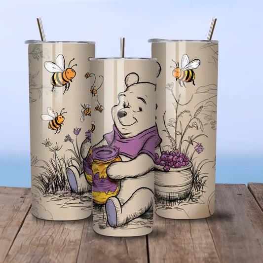 Winnie the Pooh Color Sketch 20oz tumbler