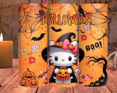 BOO Halloween hello kitty 20oz tumbler