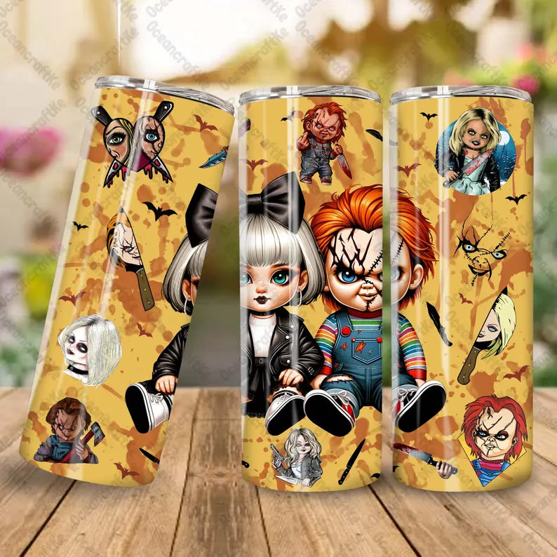 Tiff & Chucky 20oz tumbler