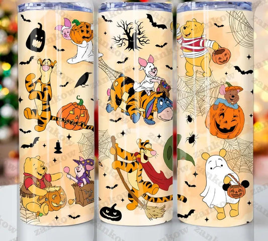 pooh squad all spooky 20oz tumbler