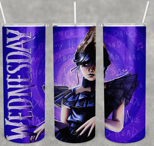 Wednesday and thing 20oz tumbler