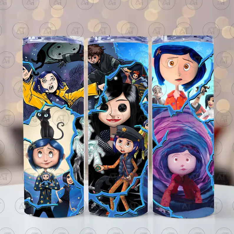 coraline 20oz tumbler