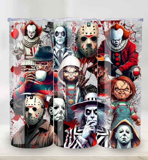 20oz tumbler horror kick off 2025