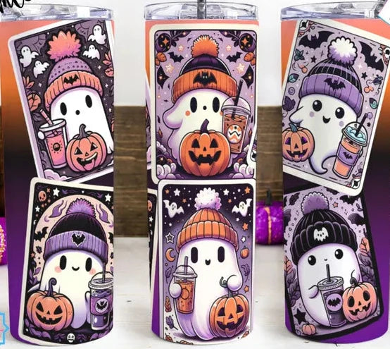 purple ghost20oz tumbler