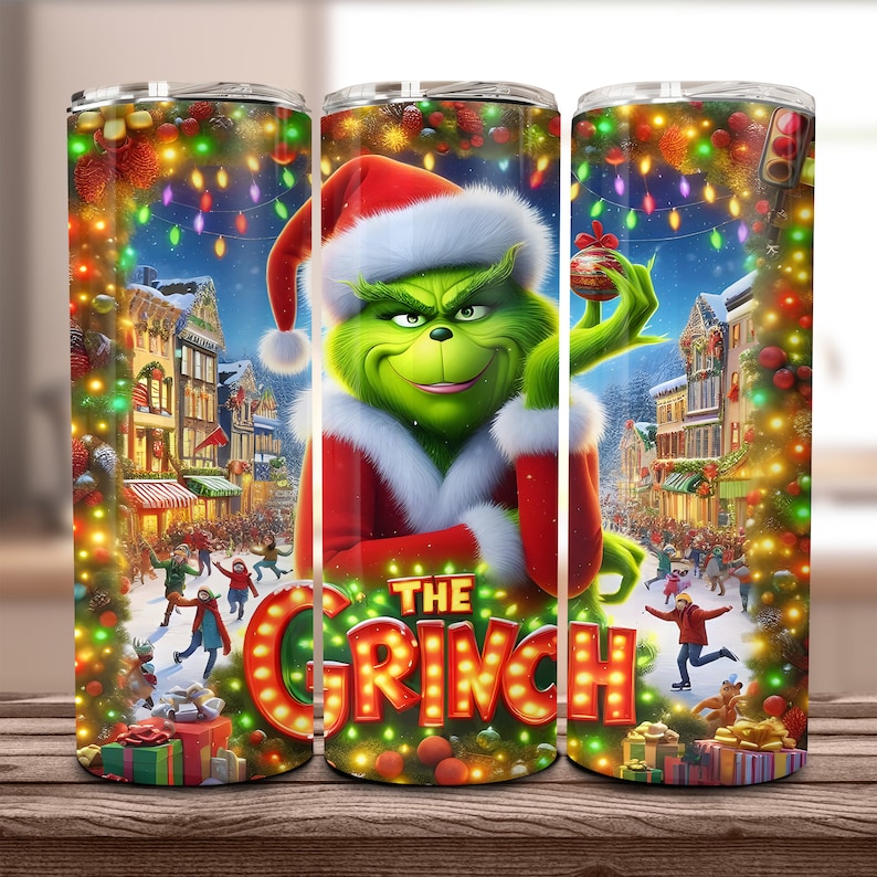 Who-Ville Grinch 20oz tumbler