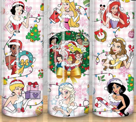 princess christmas 20oz tumbler