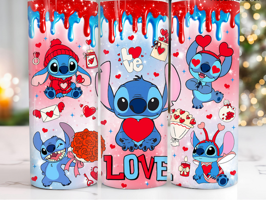 STITCH LOVE DRIP 20OZ TUMBLER