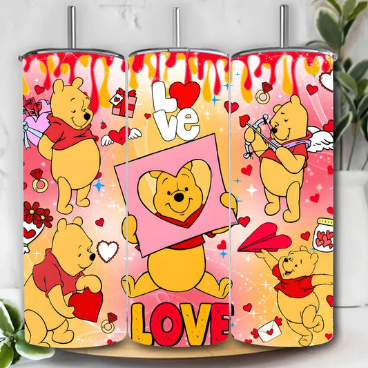 POOH LOVE 20OZ TUMBLER