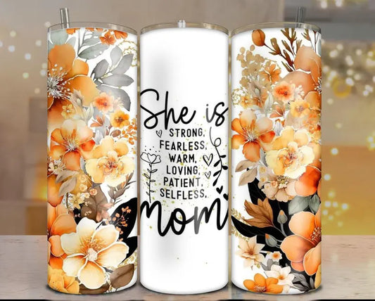 SHE IS 20oz tumbler wrap