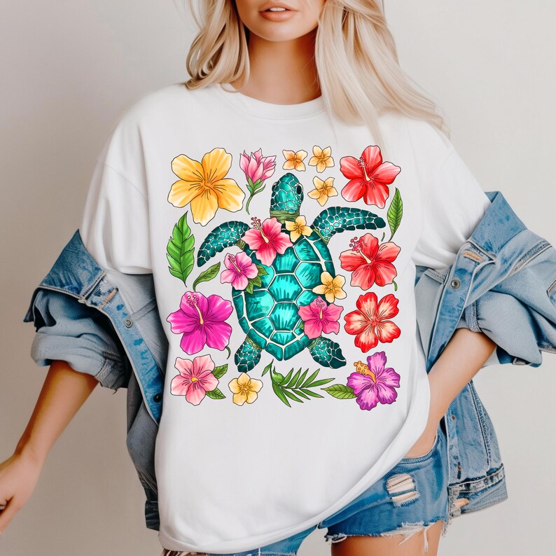 TURTLE SURF GRAPHIC TEE