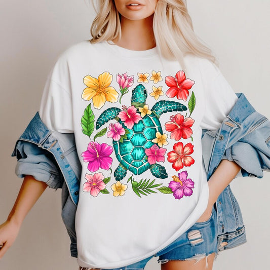 TURTLE SURF GRAPHIC TEE