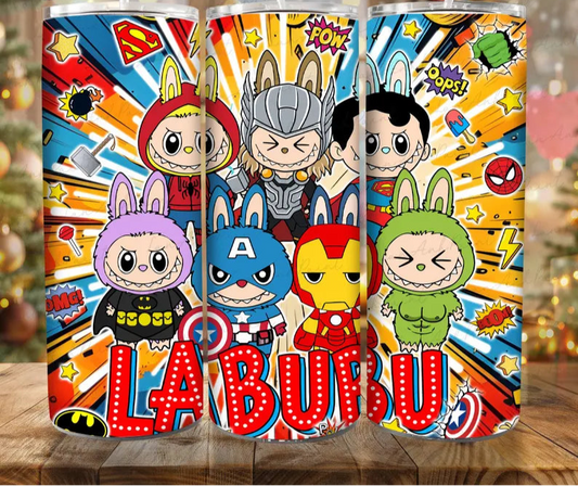 Labubu super hero 20oz tumbler