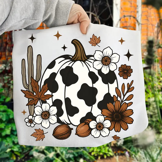 western pumpkin fall graphic tee